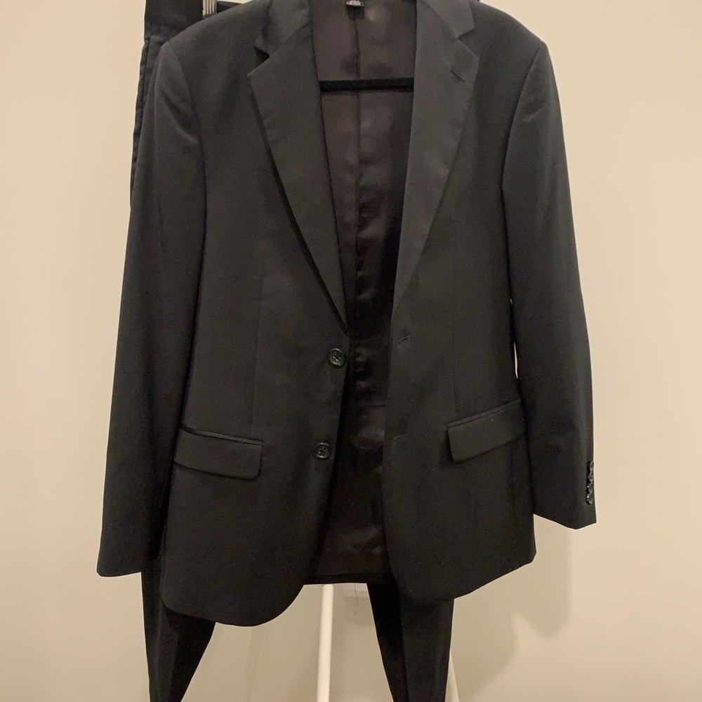 Men’s Club Monaco black 100% wool suit blazer size 38